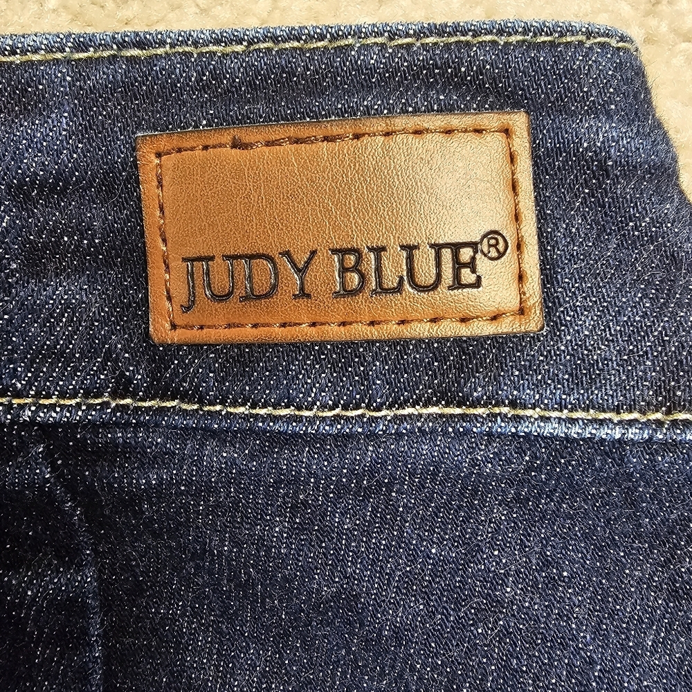 Judy Blue High Waist Wide Leg‎ Jeans Size 29 Dark Wash JB88579 DK - Picture 10 of 10